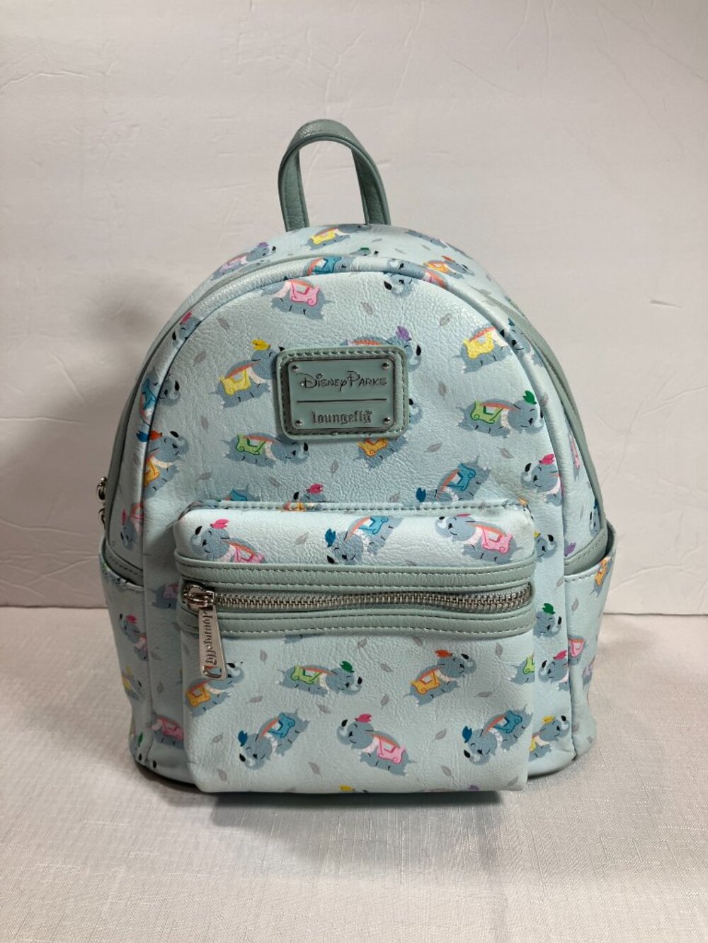 Disney Parks Loungefly Dumbo Ride/Attraction Mini Backpack EUC